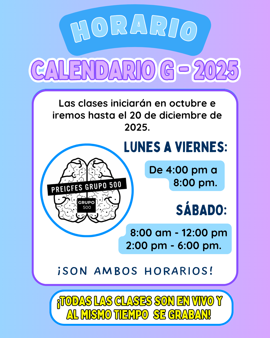 Calendario G 2025