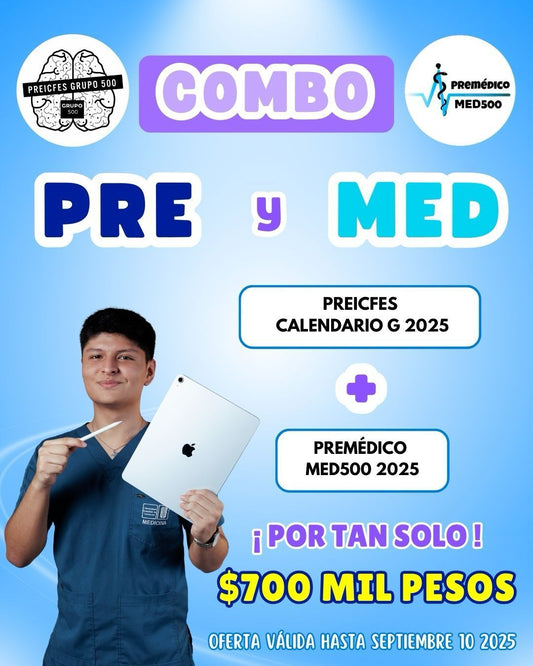 COMBO: CAL G 2025 + MED500 CAL A