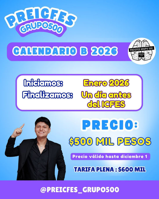 PreIcfes Calendario B 2026